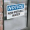 Signmission OSHA Notice Decal - Non-Potable Water, 5 in W x Rectangle, Vinyl Decal OS-2PACK-NS-D-35-L-19556 - alternate 3